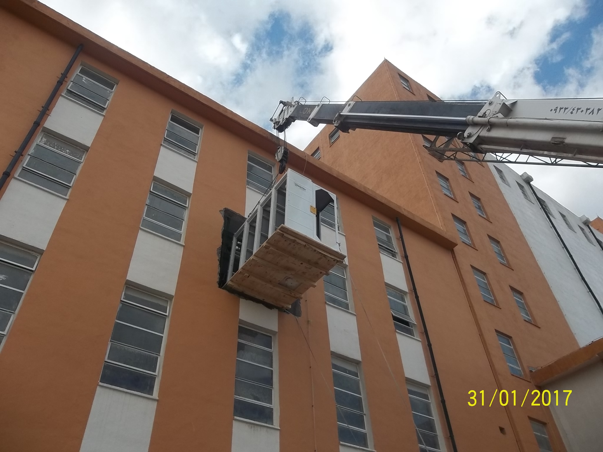 installation of flour sifters